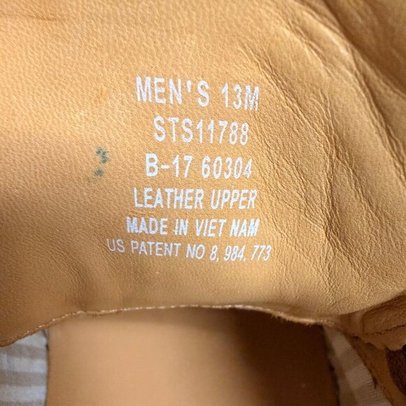 Sperry Gold Cup Men’s Brown Leather Sneakers | Premium Comfort Low-Top Size 13 - Picture 12 of 12